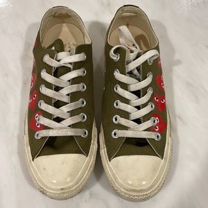 comme des garcons play converse